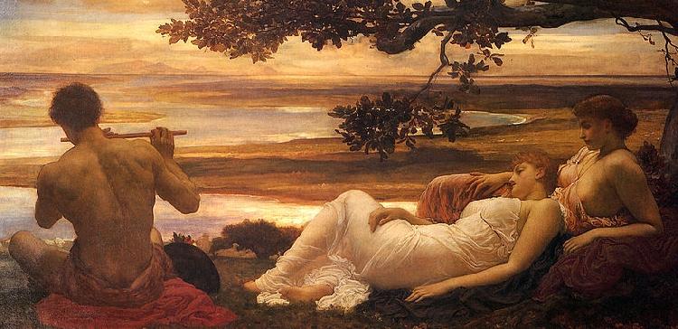 Frederick Leighton Idyll oil painting image